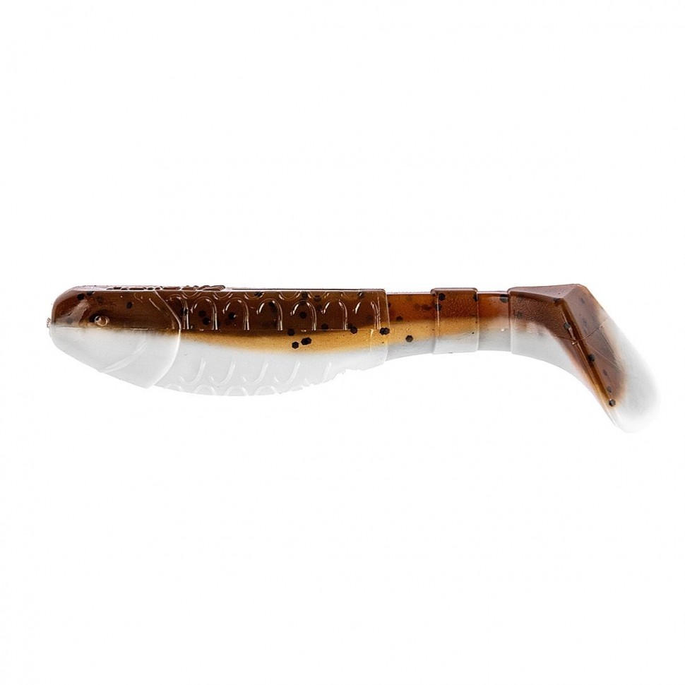 Виброхвост Helios Chubby 3,55"/9 см, цвет Rusty & White 5 шт HS-4-005 , 